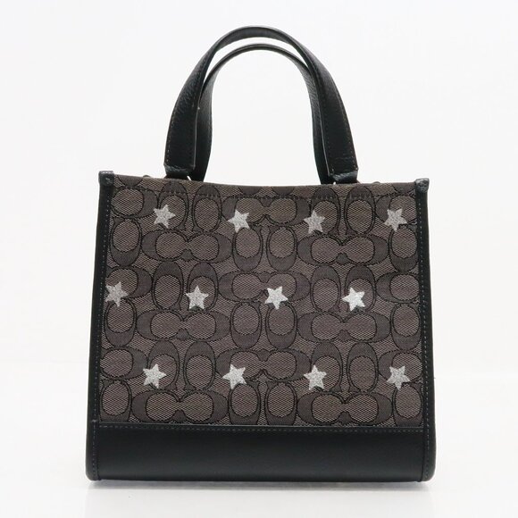 Coach NEW! Star Print Signature Jacquard Dempsey Tote w/Tags! - Picture 3 of 16